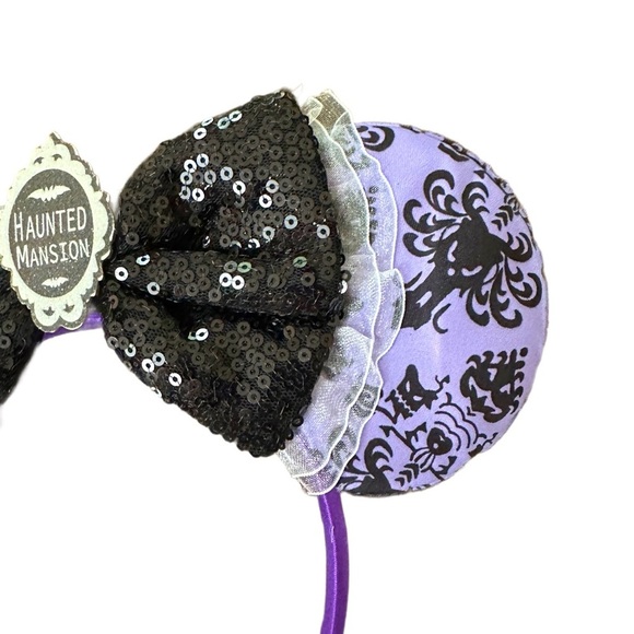 Women’s Disney Inspired Haunted Mansion Minnie Mouse Ears - NWOT - Picture 3 of 4